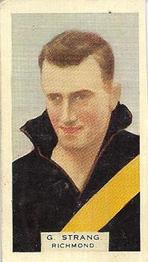 1933 Hoadley's Victorian Footballers #16 Gordon Strang Front